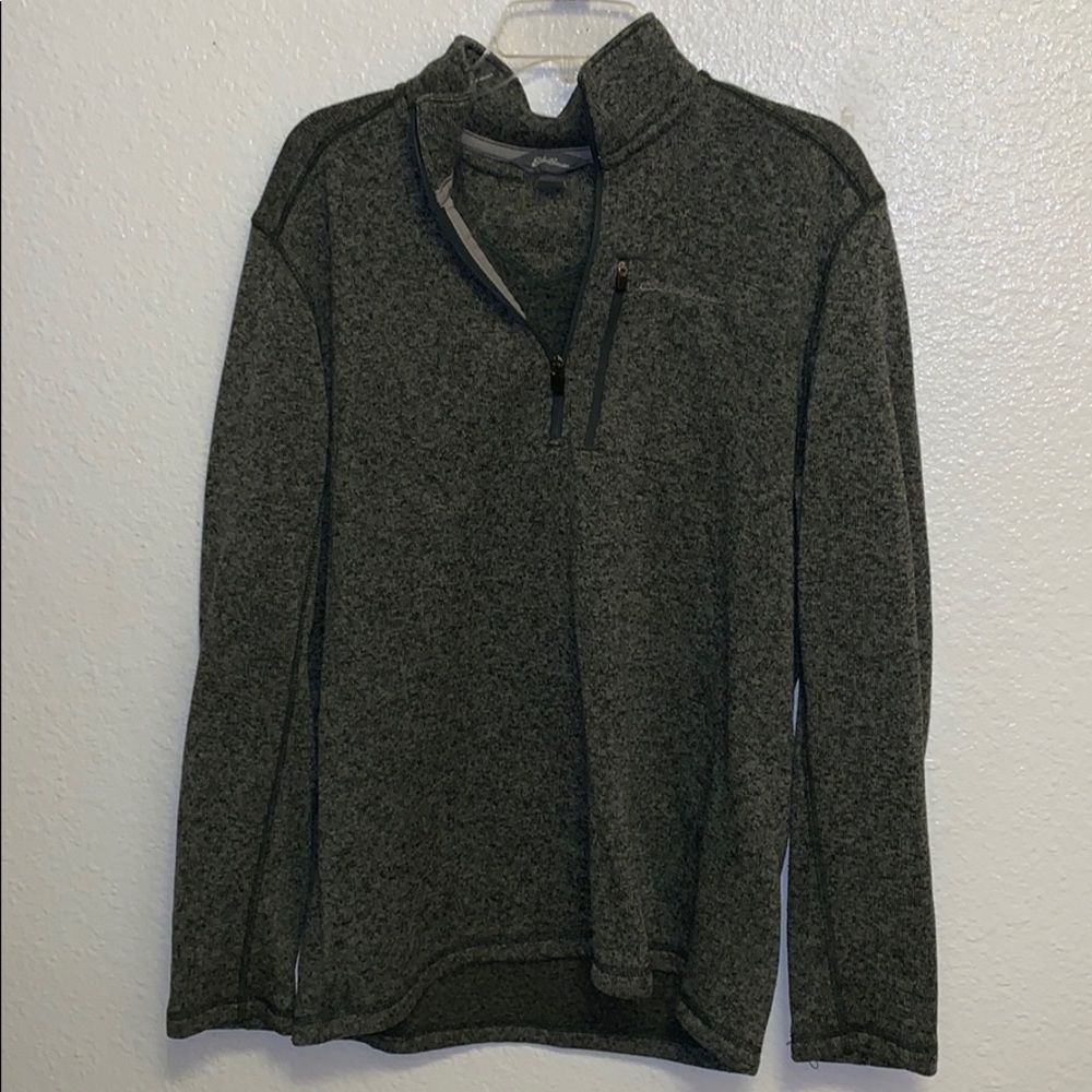 Eddie Bauer fleece “better sweater”